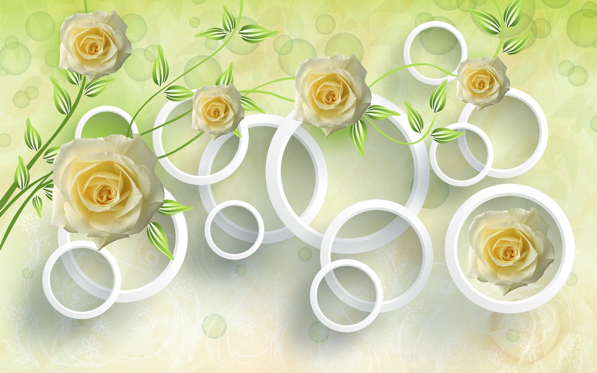 Фреска Цветочный ансамбль